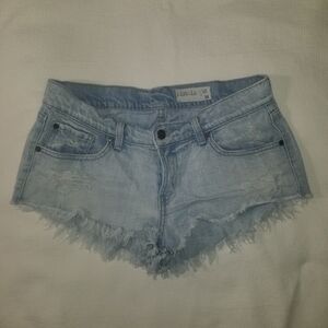 Pistola Destressed Denim Shorts